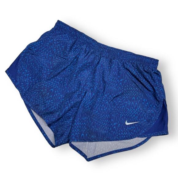 Nike Womens Shorts Sz XS Blue Running Short Athletic Gym‎ Dri-Fit Tempo - Picture 2 of 5